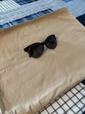 Maui Jim Black/Brown Tortoise Cat-Eye Sunglasses Style Olu Olu